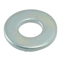 Midwest Fastener Flat Washer, Fits Bolt Size 14" , Steel Zinc Plated Finish, 100 PK 03873
